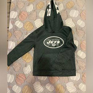 Jets Kids Green Hoodie